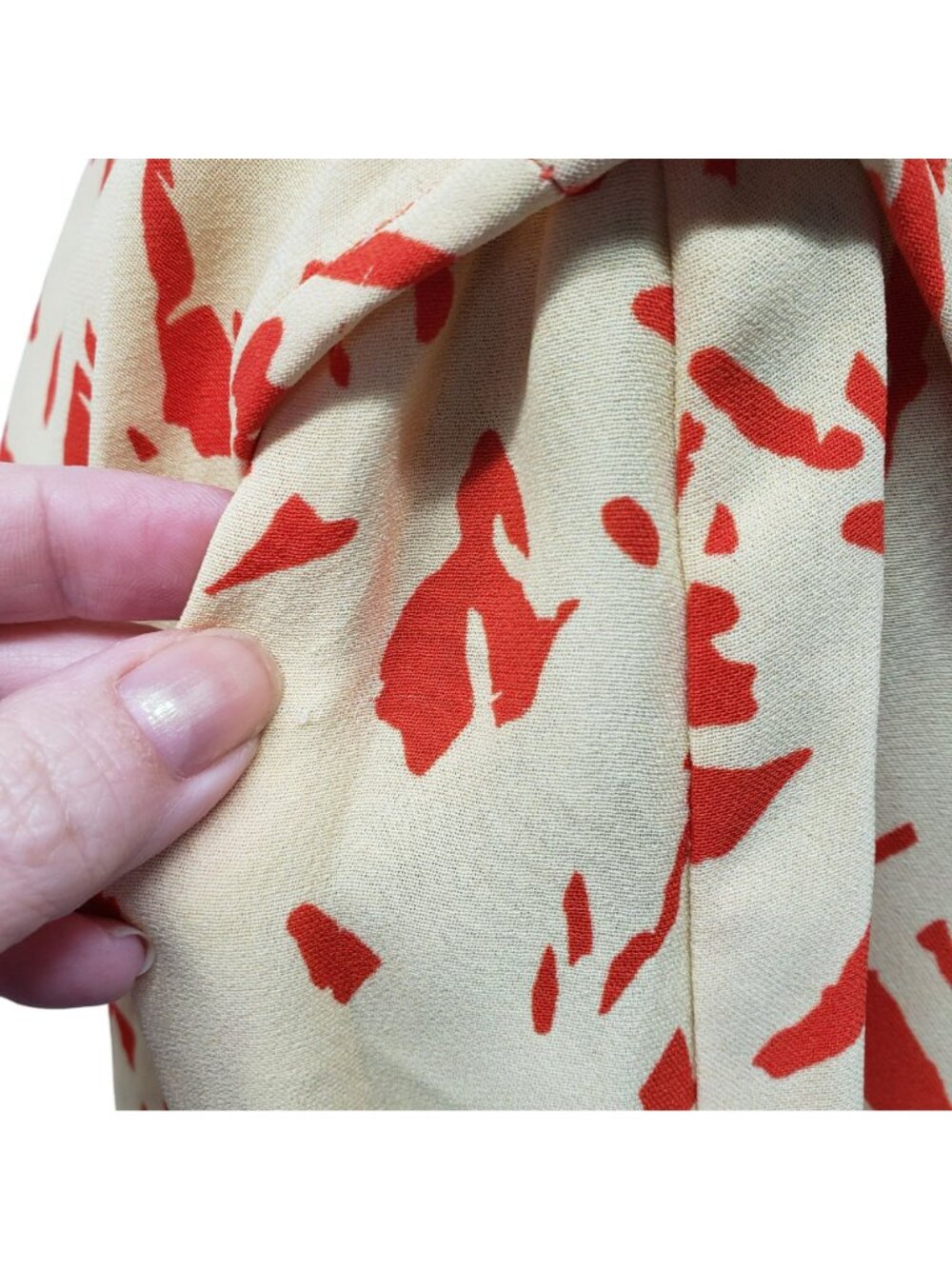 NEW Proenza Schouler $1390 Draped Floral Long Sleeve Red Yellow Maxi Dress - Picture 14 of 16